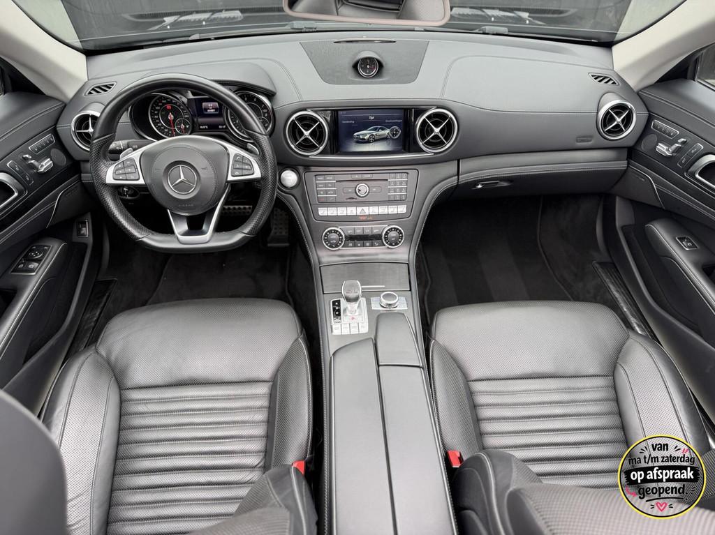 Mercedes SL-klasse 400| Soft-Close| Massage| H&K| Keyless|, 12 maanden, Achterwielaandrijving, Gebruikt, Zwart