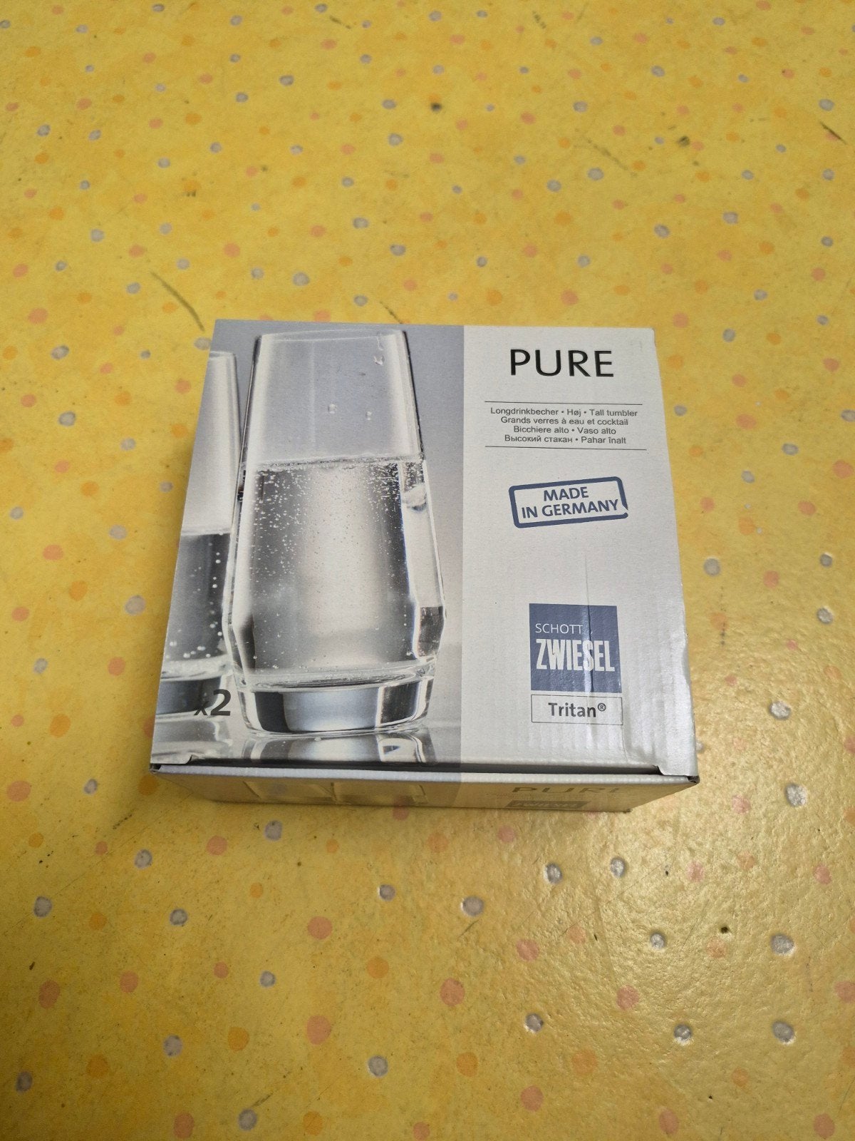 Schott Zwiesel Pure Longdrinkglazen - Set van 2, Nieuw, Ophalen of Verzenden, Overige merken, Glas