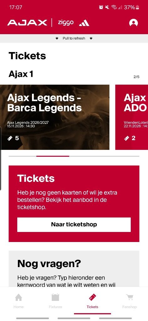 Ajax - Barcelona Legends, Twee personen, November