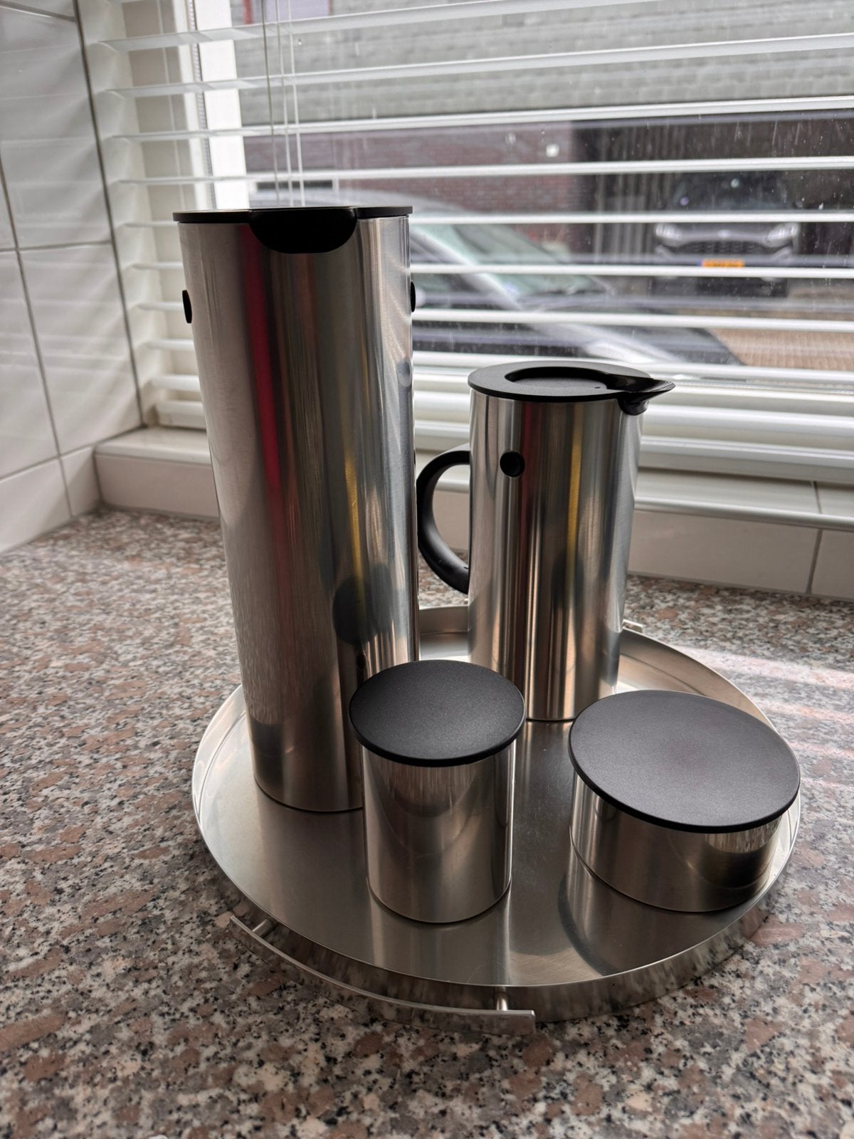 Stelton koffieset, Ophalen, Zo goed als nieuw