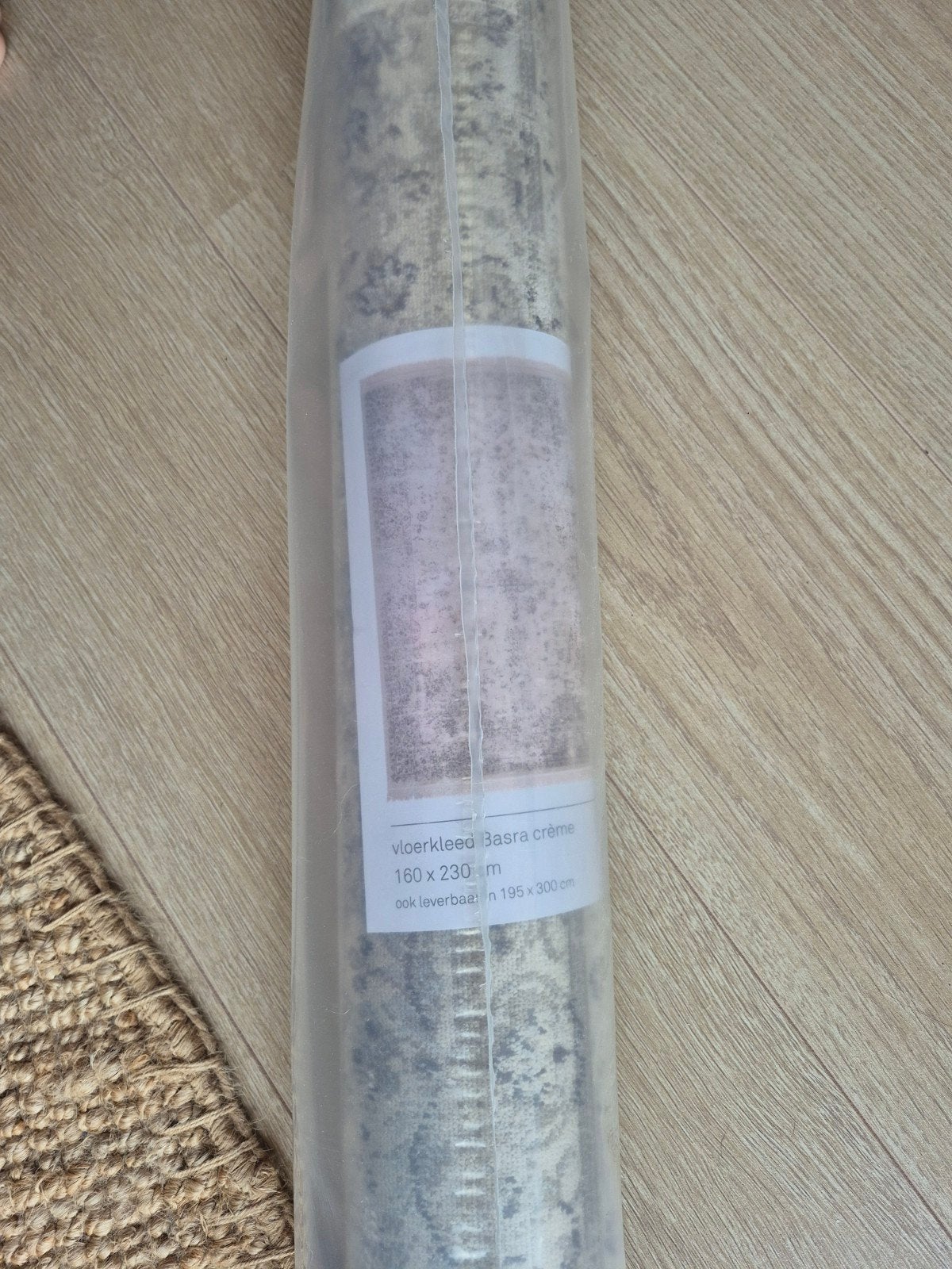 Vloerkleed 160x230 cm, Ophalen, 150 tot 200 cm, Modern, Klassiek, Oosters, Beige
