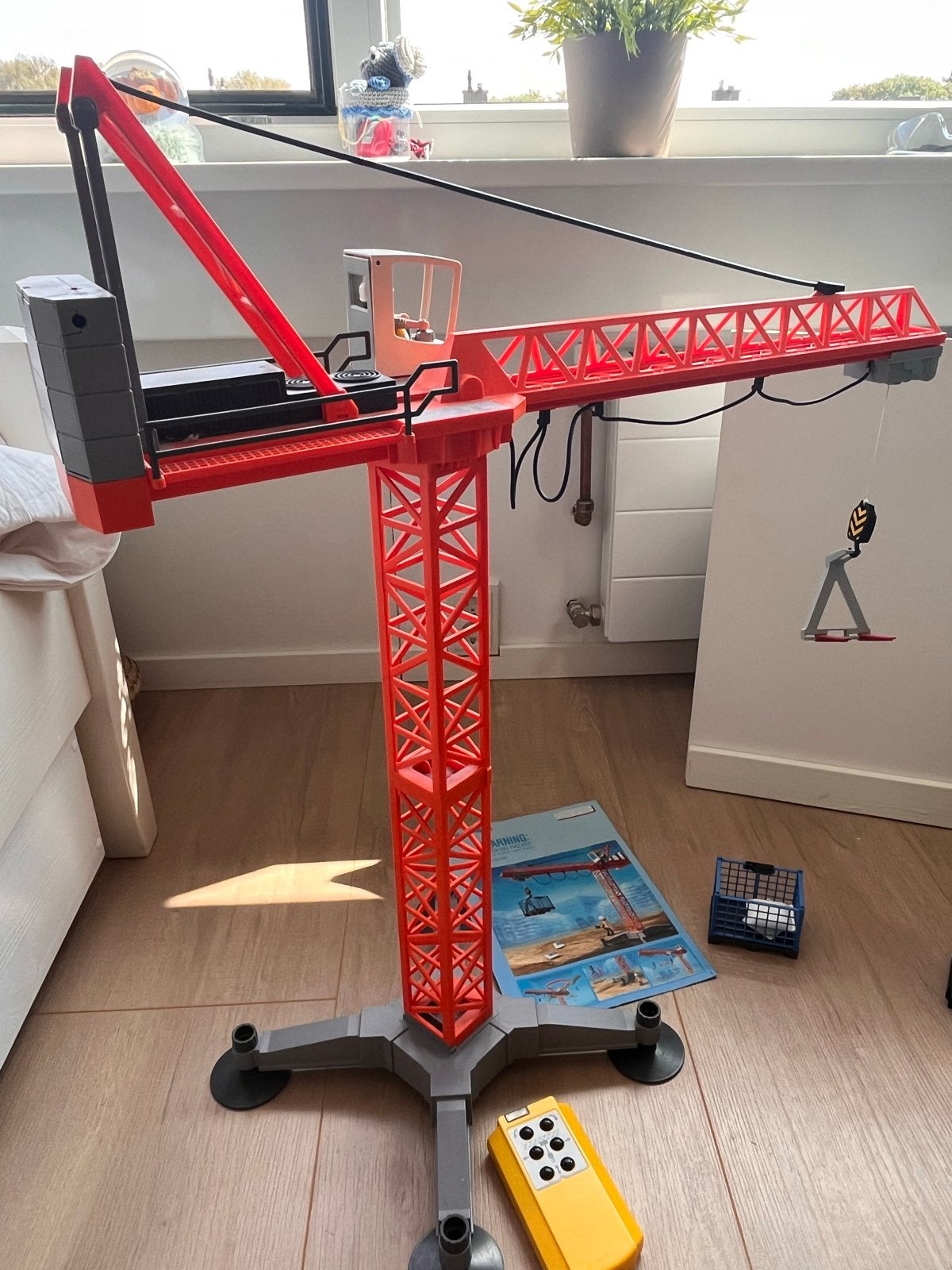 Playmobil Kraan met afstandsbediening (werkend!), Ophalen of Verzenden, Gebruikt, Jongen of Meisje
