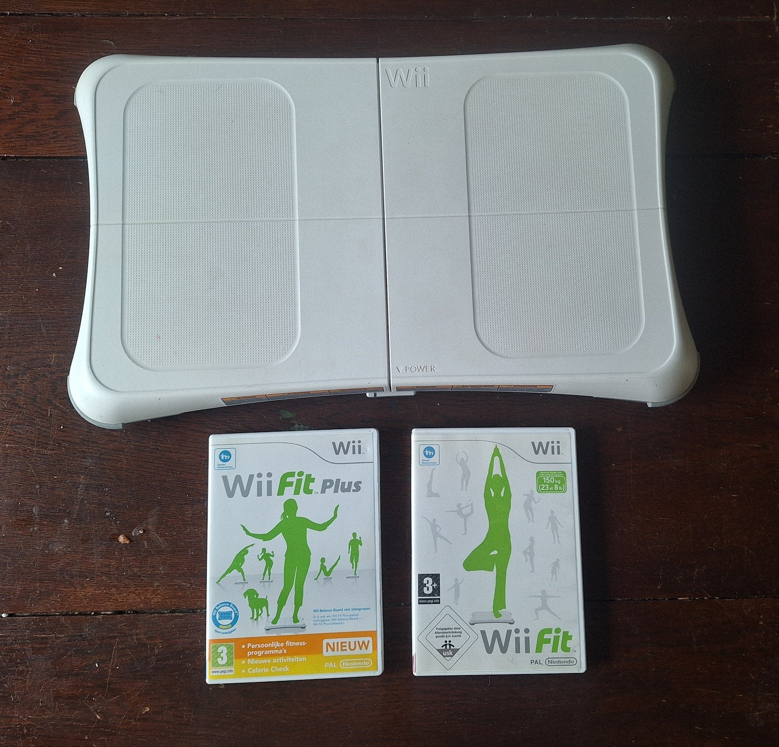 nieuwe Wii balance board met wii fit spellen, Spelcomputers en Games, Ophalen, Gebruikt, Zonder controller, Met games