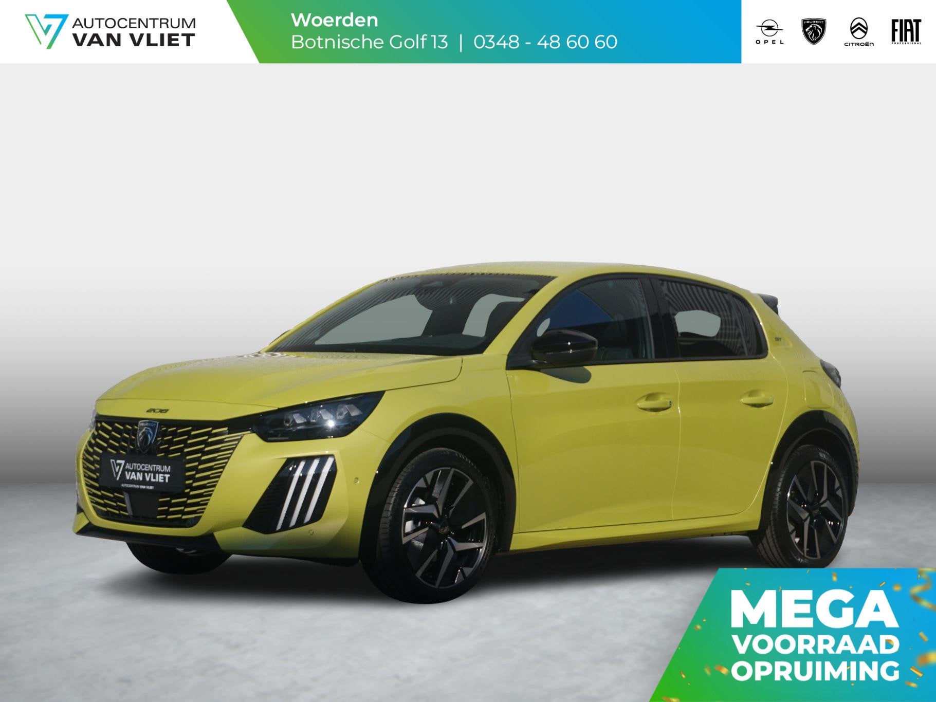 Peugeot 208 1.2 Hybrid 110 e-DCS6 GT | Tot 8 jaar garantie |, 1195 kg, Gebruikt, 1199 cc, Leder en Stof