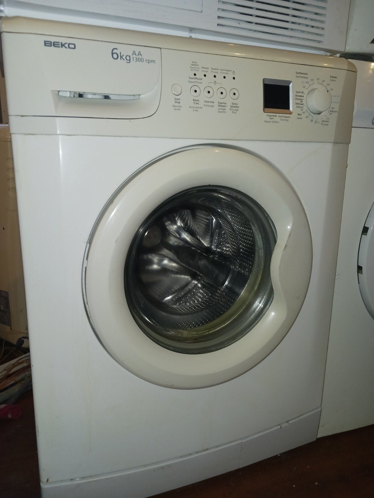 Beko wasmachine 6 KG ( met garantie ), Energieklasse A of zuiniger, Ophalen of Verzenden, Zo goed als nieuw, Voorlader