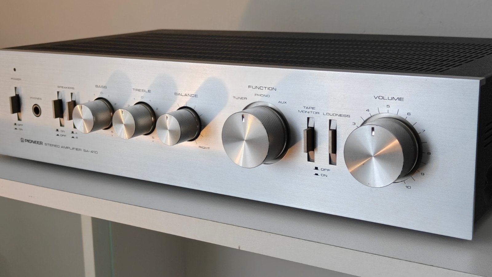 Pioneer SA-410 Stereo Versterker - Vintage Audio, Ophalen of Verzenden, Zo goed als nieuw, Stereo, Pioneer