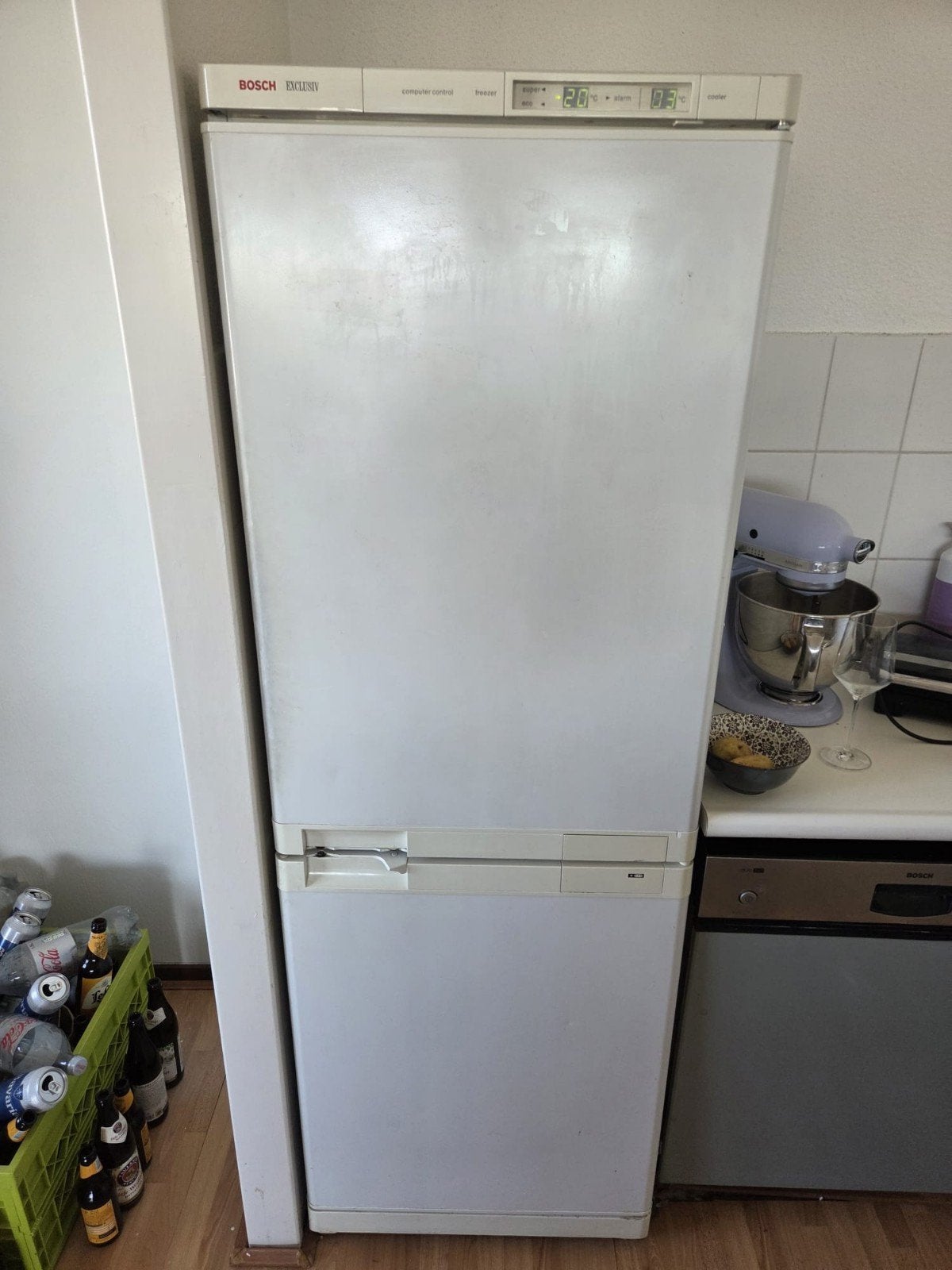 Bosch Exclusiv Koelkast met Aparte Vriezer, Ophalen, Gebruikt, 200 liter of meer, 60 cm of meer