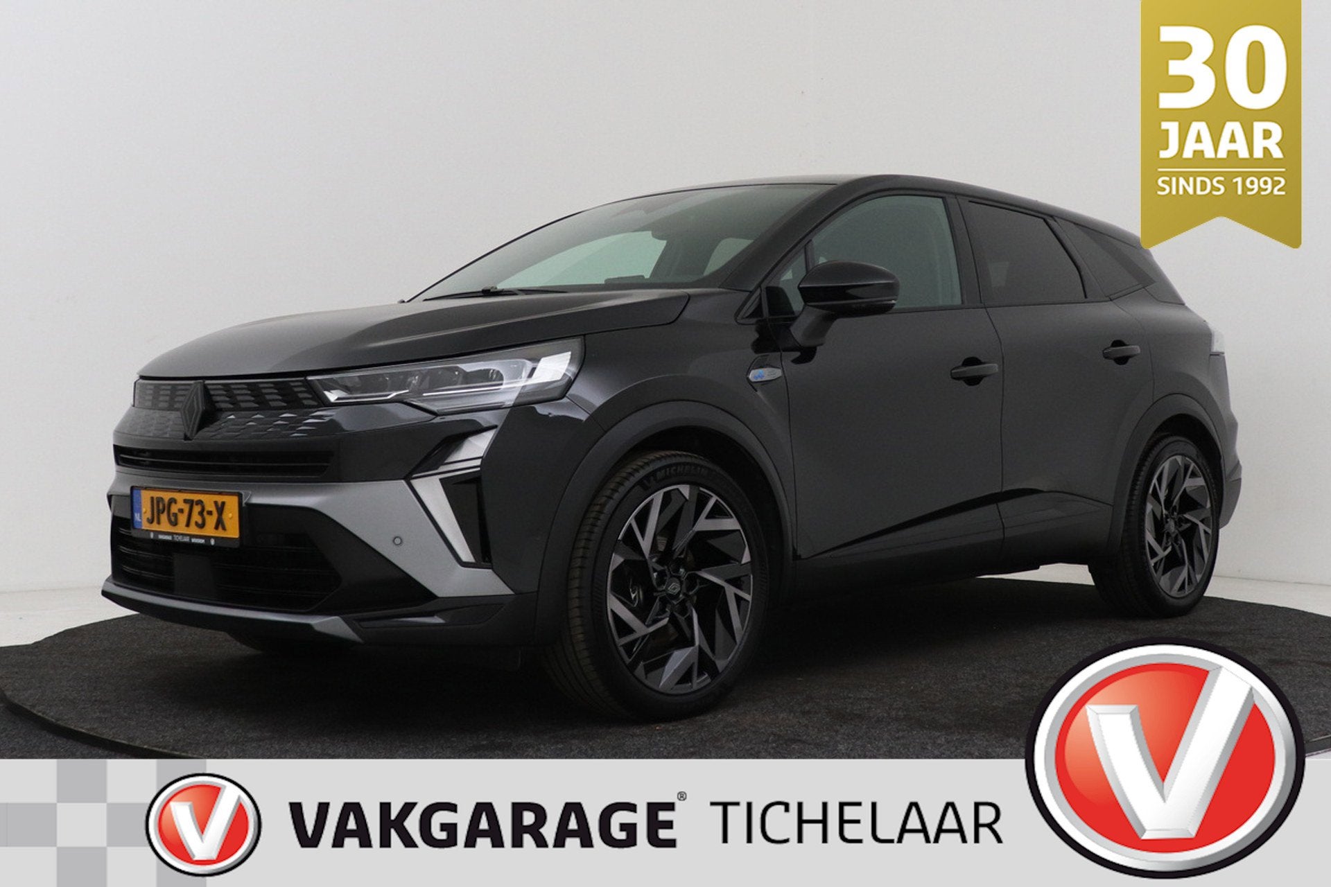 Renault SYMBIOZ 1.6 E-Tech full hybrid 145 esprit Alpine | O, Auto's, 745 kg, Stof, Gebruikt, Zwart