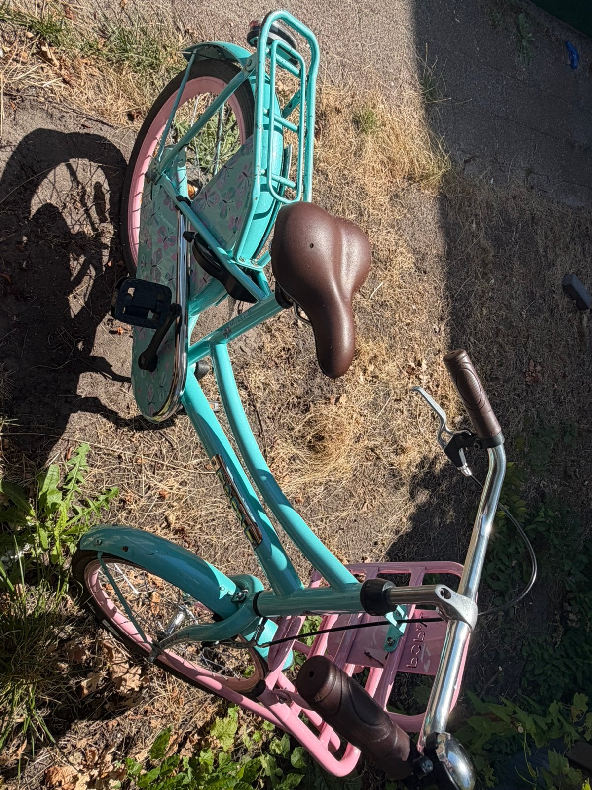 OPKNAPFIETS blauw 20 inch, Ophalen, Gebruikt, Terugtraprem, 20 inch of meer