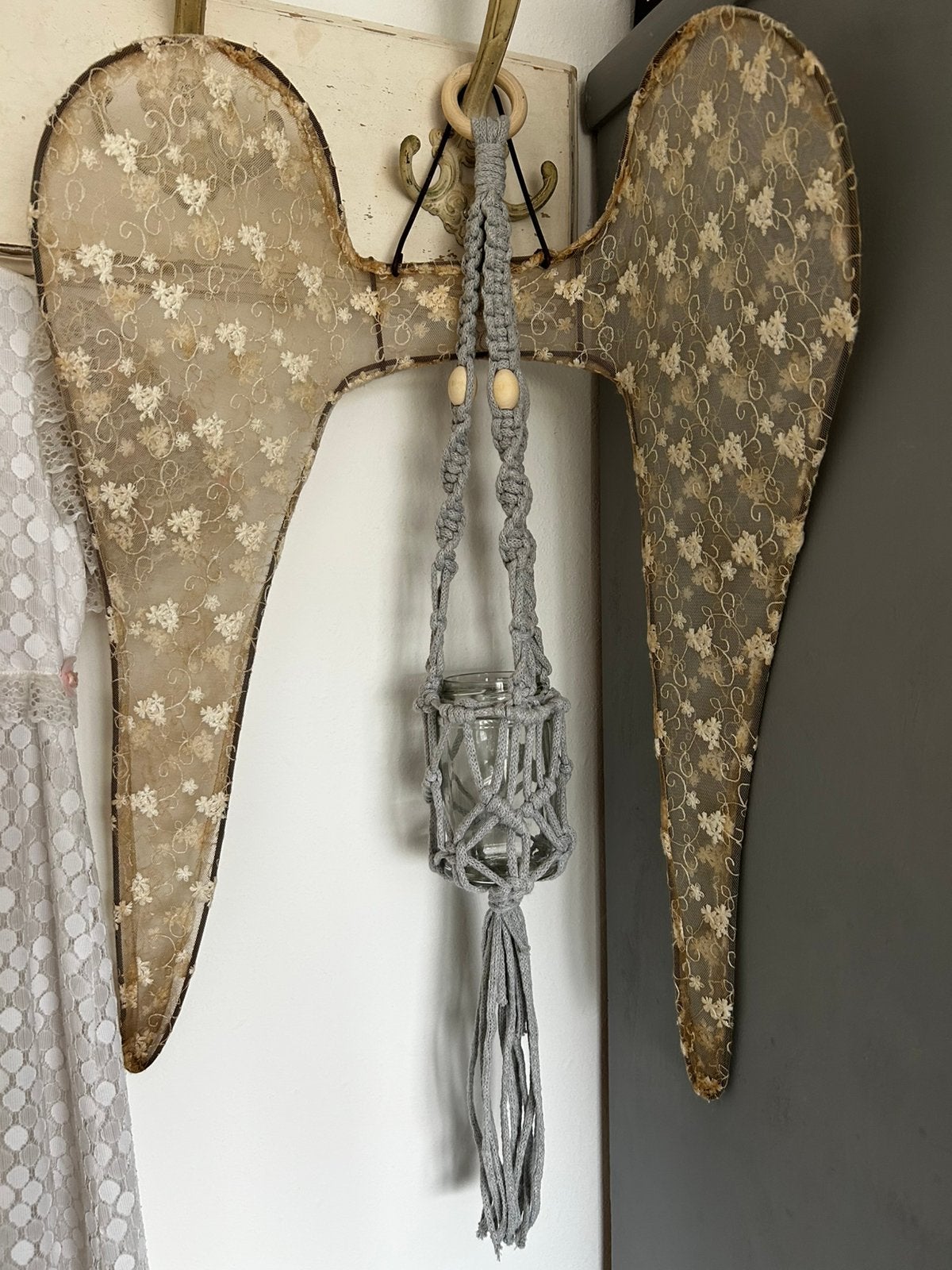 Macramé plantenhangers, Ophalen, Nieuw