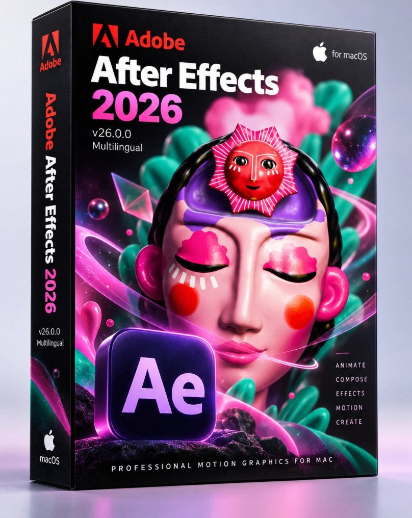 Adobe After Effects 2026 v26.0.0 – Mac (Multilingual), Computers en Software, Ophalen of Verzenden, Nieuw, MacOS