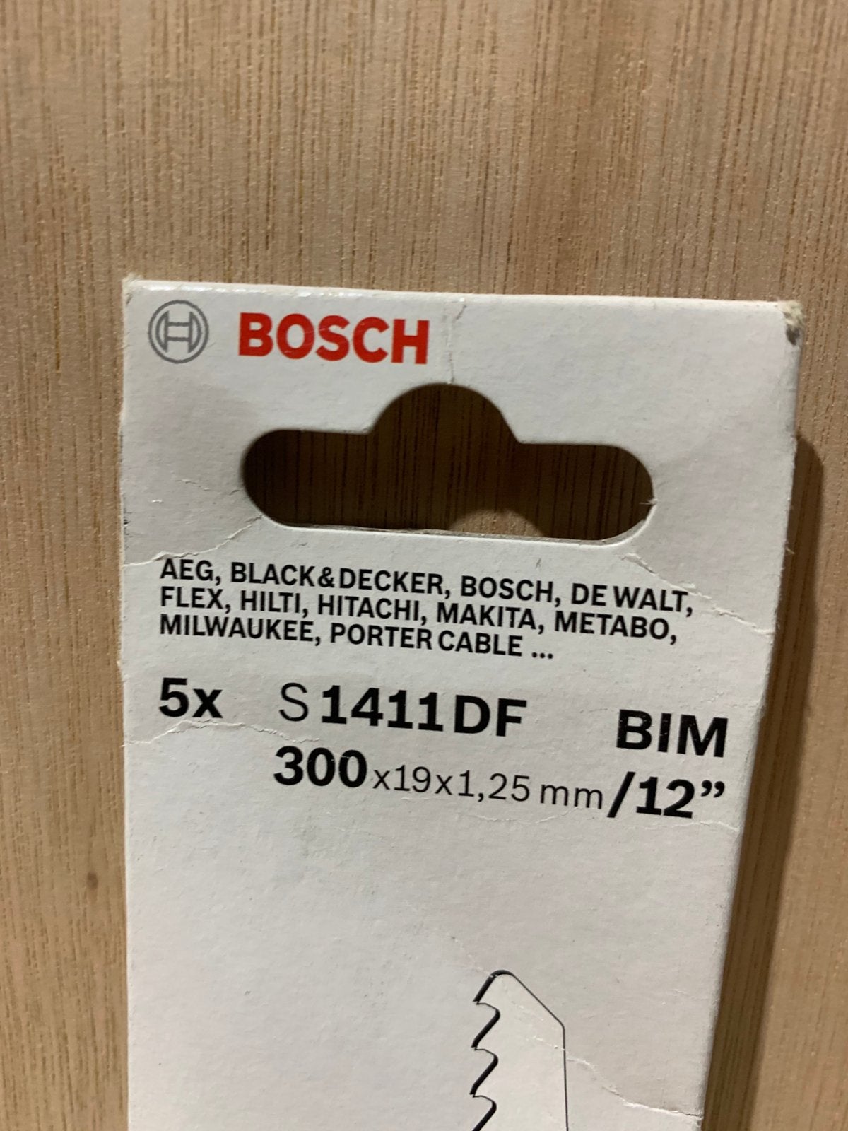 Bosch Reciprozaagbladen S1411DF – Nieuw – Verpakt per 5, Bosch, Nieuw, Ophalen of Verzenden, Bosch