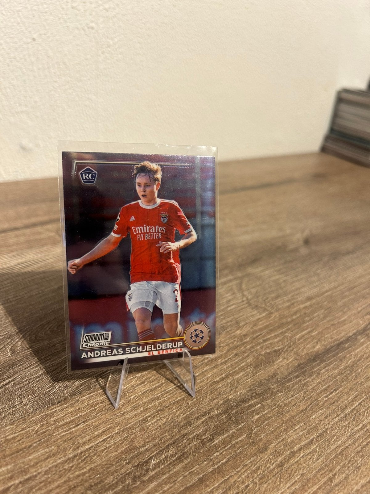 Andreas Schjelderup 2022-23 Topps UCC Stadium Club Chrome 89, Verzamelen, Sportartikelen en Voetbal, Ophalen of Verzenden, Zo goed als nieuw