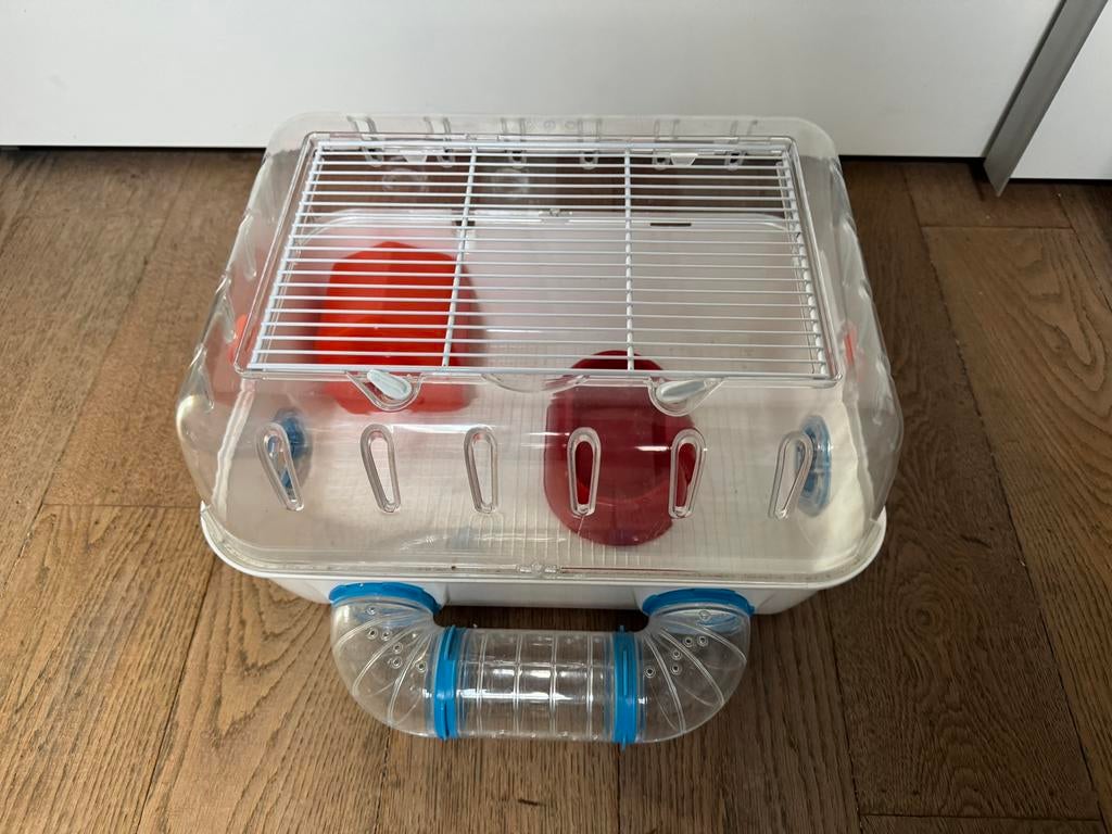 Kooi voor hamster, Dieren en Toebehoren, Kooi, Gebruikt, Minder dan 75 cm, Muis