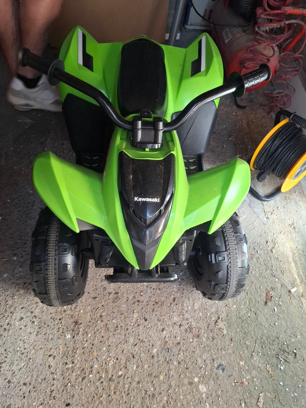 Kawasaki KFX 90 Kinderquad Elektrisch Groen, Ophalen, Zo goed als nieuw, Overige typen