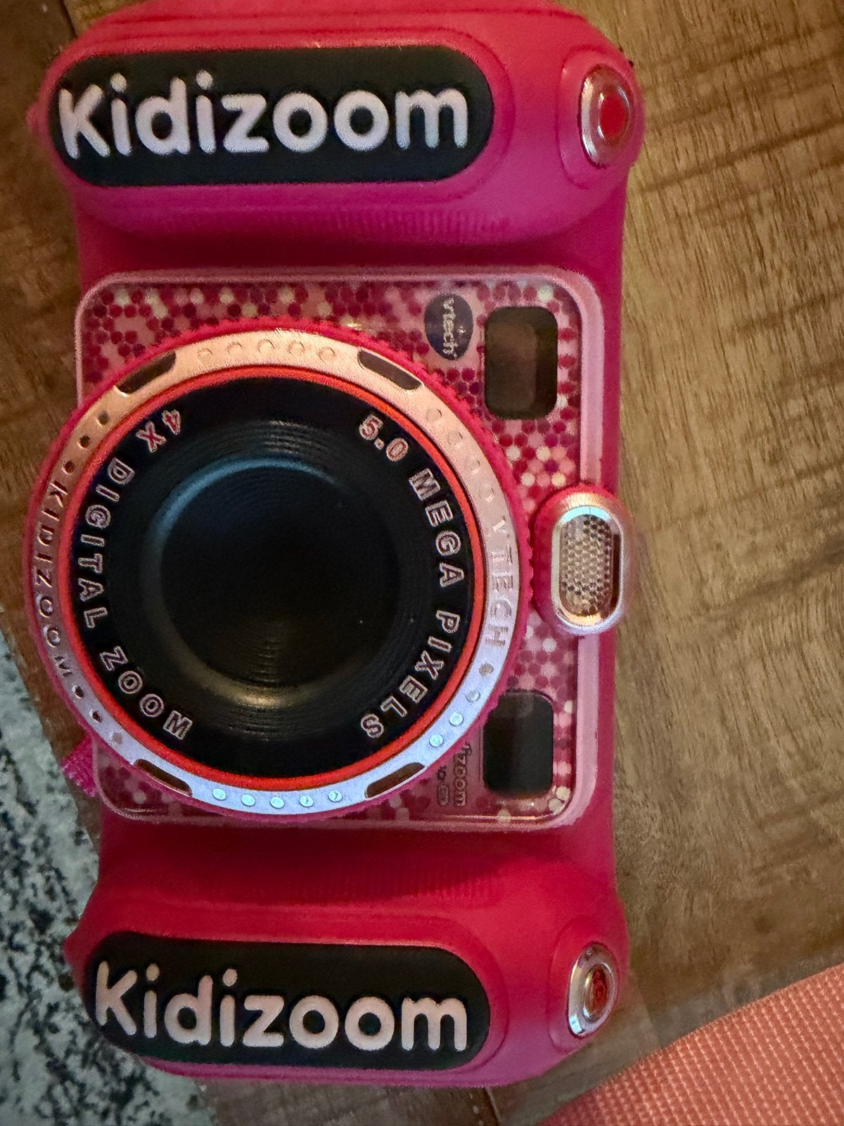 VTech Kidizoom Duo DX Kindercamera Roze met Tas en Handleidi, Ophalen of Verzenden, Zo goed als nieuw, Kindercamera, Overige Merken