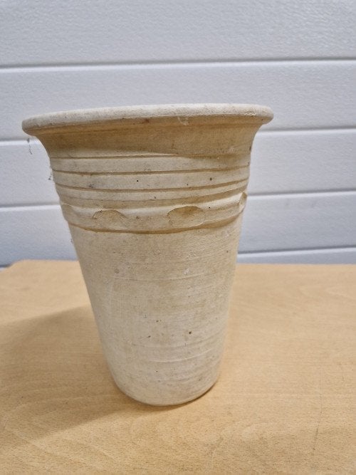 bloempot creme vaas model, Ophalen of Verzenden
