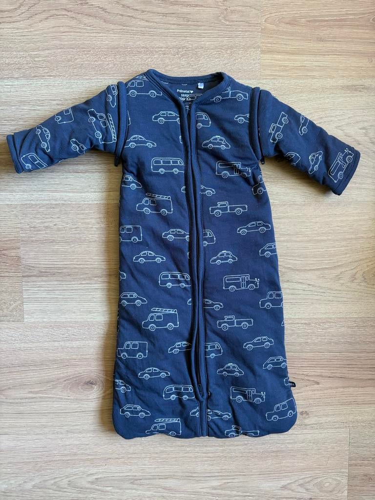 Prenatal Slaapzak met auto's - Maat 56-62cm, Kinderen en Baby's, Ophalen, Zo goed als nieuw, Minder dan 70 cm, Slaapzak