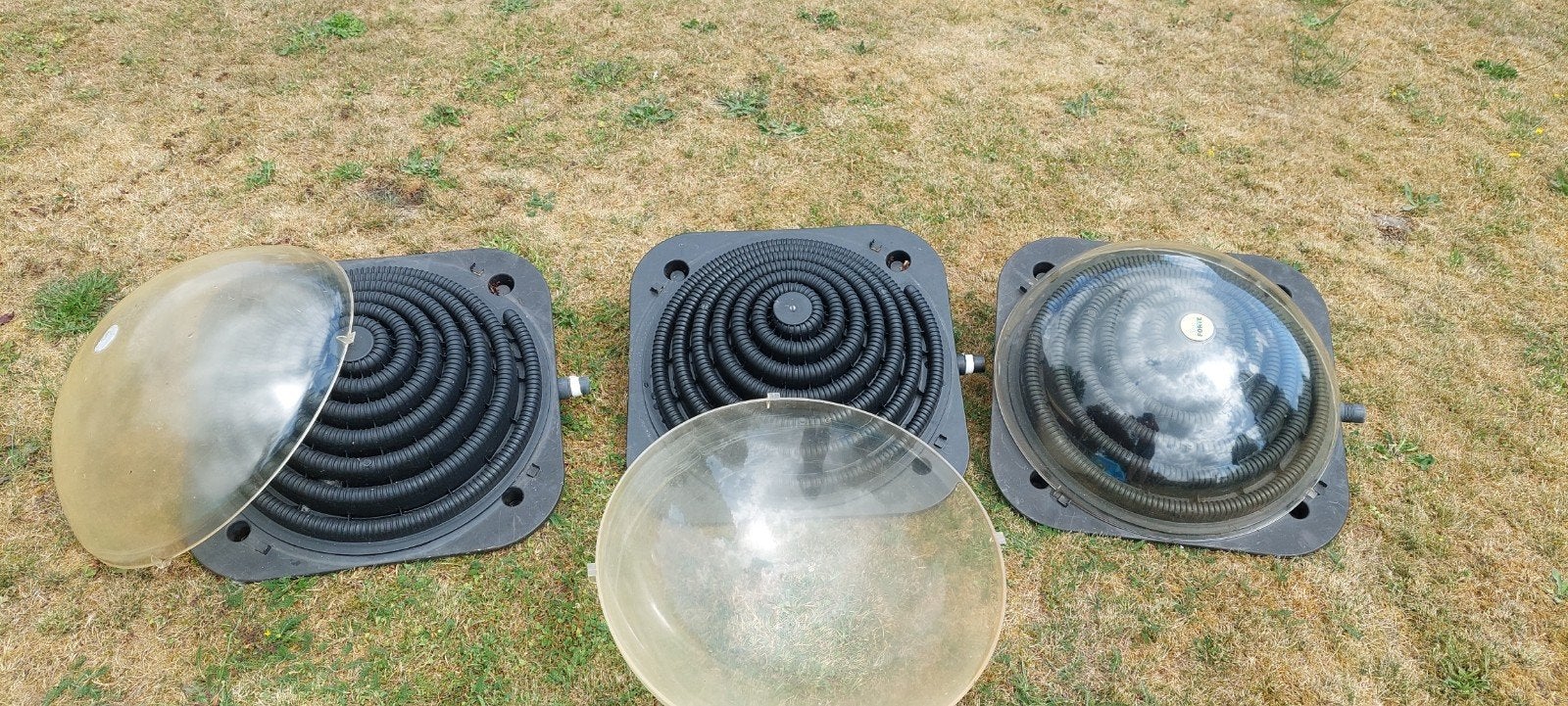 3 Zonnecollectoren voor zwembad, Tuin en Terras, Ophalen