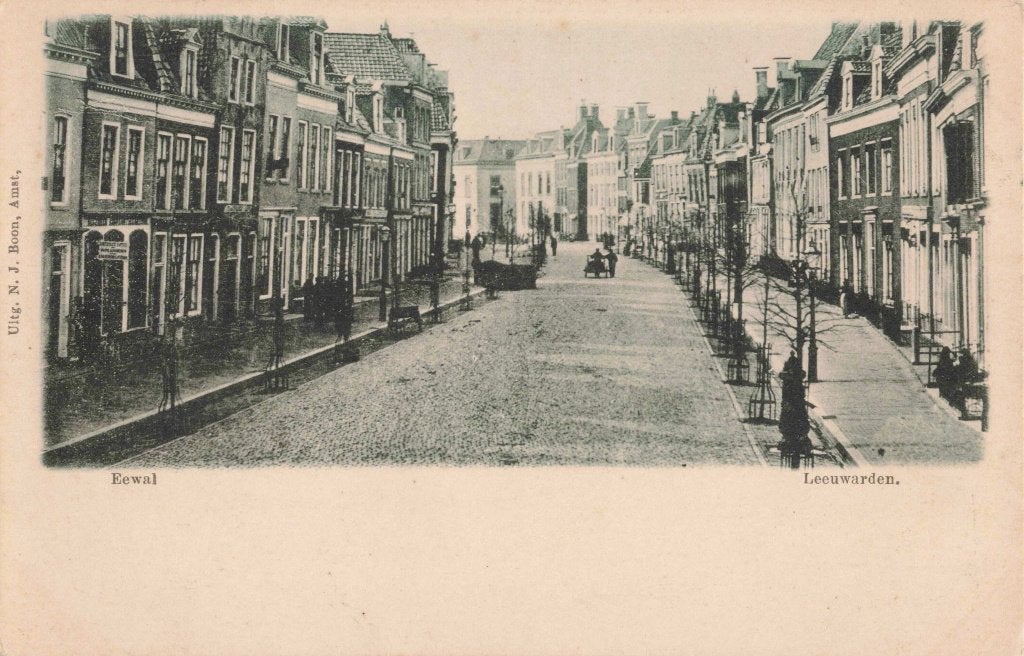 Leeuwarden Eewal B3566, Ophalen, Voor 1920, Ongelopen, Friesland