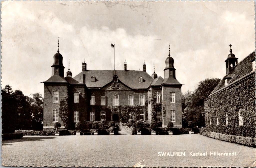 Swalmen - Kasteel Hillenraedt (1964), Verzenden, 1960 tot 1980, Gelopen, Limburg