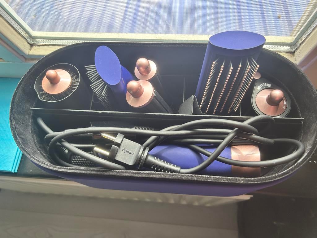 Dyson Airwrap Complete - Haarstyler met accessoires, Ophalen of Verzenden, Zo goed als nieuw, Krultang of Stijltang