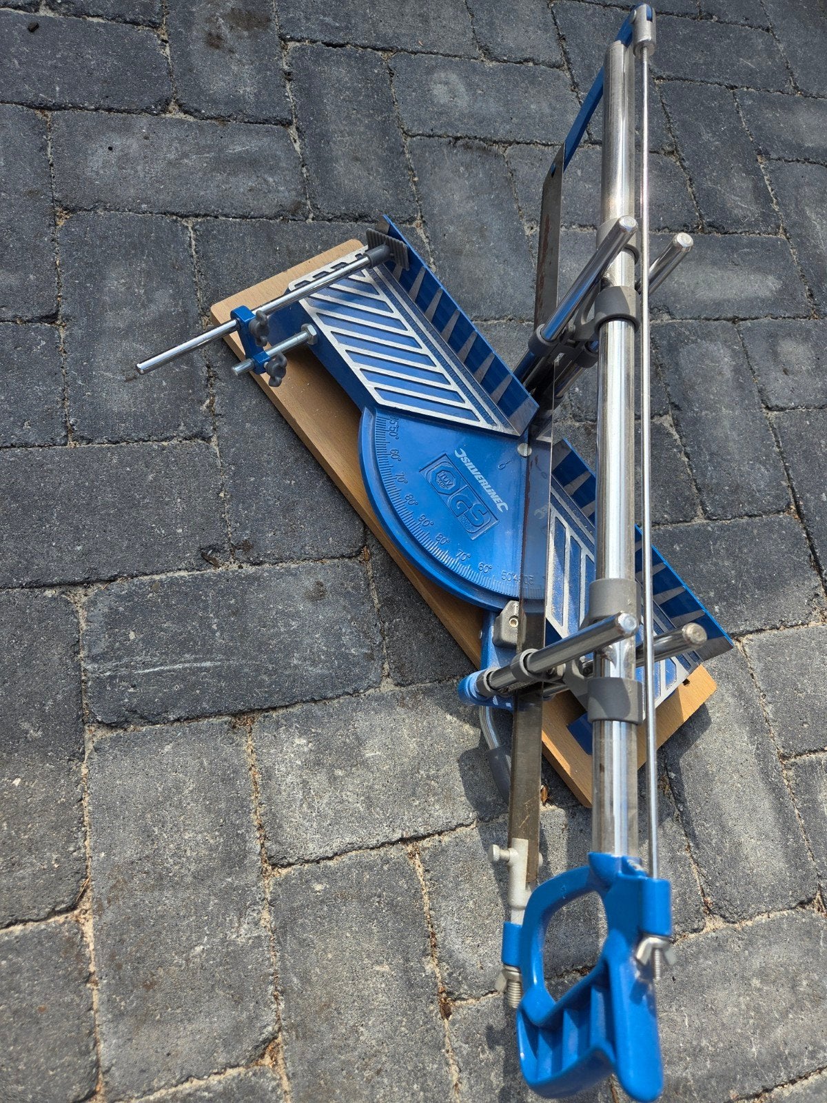 Silverline verstekzaag precisiezaag, Ophalen of Verzenden, Gebruikt, Zaag, Overige merken