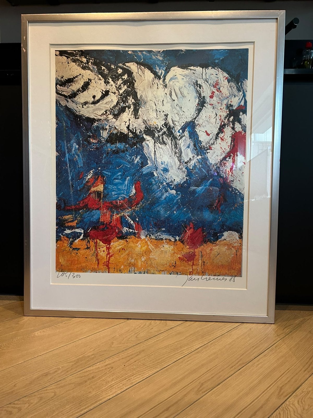 Jan Cremer - Hunted Eagle - Gesigneerde zeefdruk, Ophalen