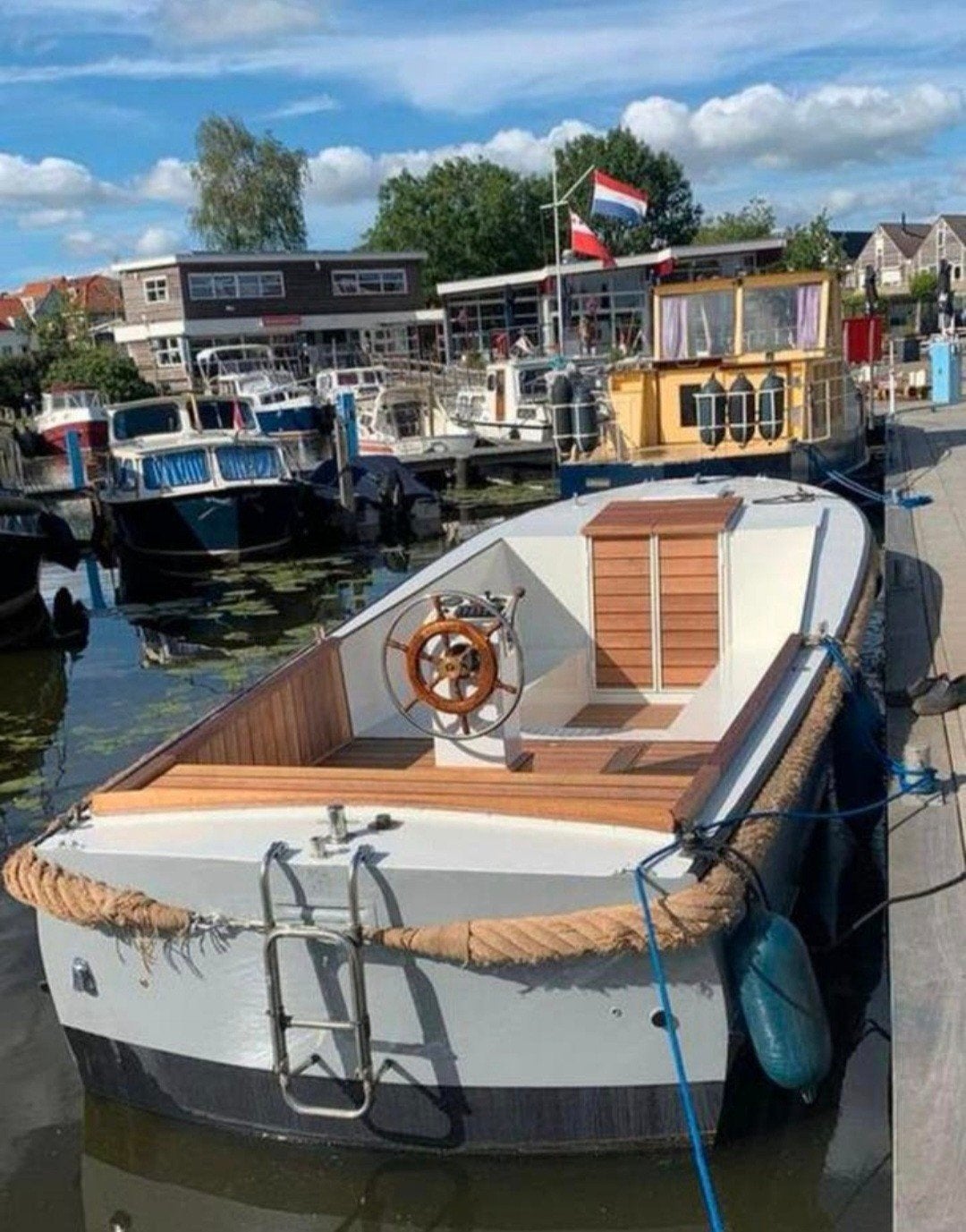Ruime stoere sloep te koop, Watersport en Boten, Sloepen, Ophalen, Staal, Diesel, Binnenboordmotor