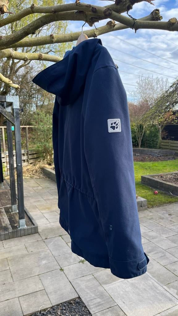 Jack Wolfskin 3-in-1 Jas Maat 140 - Perfect voor Buiten, Ophalen, Gebruikt, Jongen of Meisje, Jas