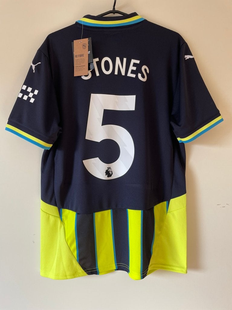 Stones #5 Manchester City Puma Voetbalshirt Nieuw Maat M, Puma, Geel, Nieuw, Voetbal