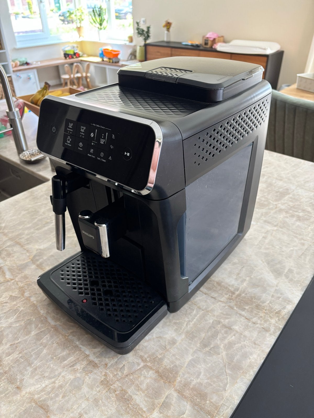 Philips EP2220/10 volautomatisch koffiezetapparaat, Ophalen, Afneembaar waterreservoir, Koffiemachine, Koffiebonen