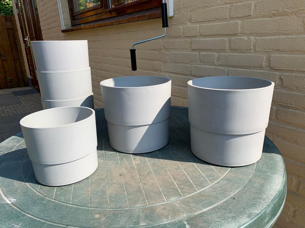 Ikea Nypon bloempotten, Tuin en Terras, Bloempotten, Ophalen of Verzenden, Zo goed als nieuw, Kunststof