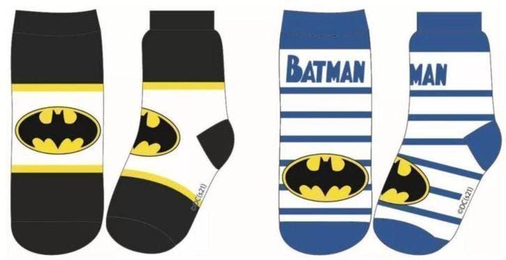 Batman Kindersokken - 2 paar - Maat 23/26 - DC Comics, Nieuw, Ophalen of Verzenden, Nvt, Jongen