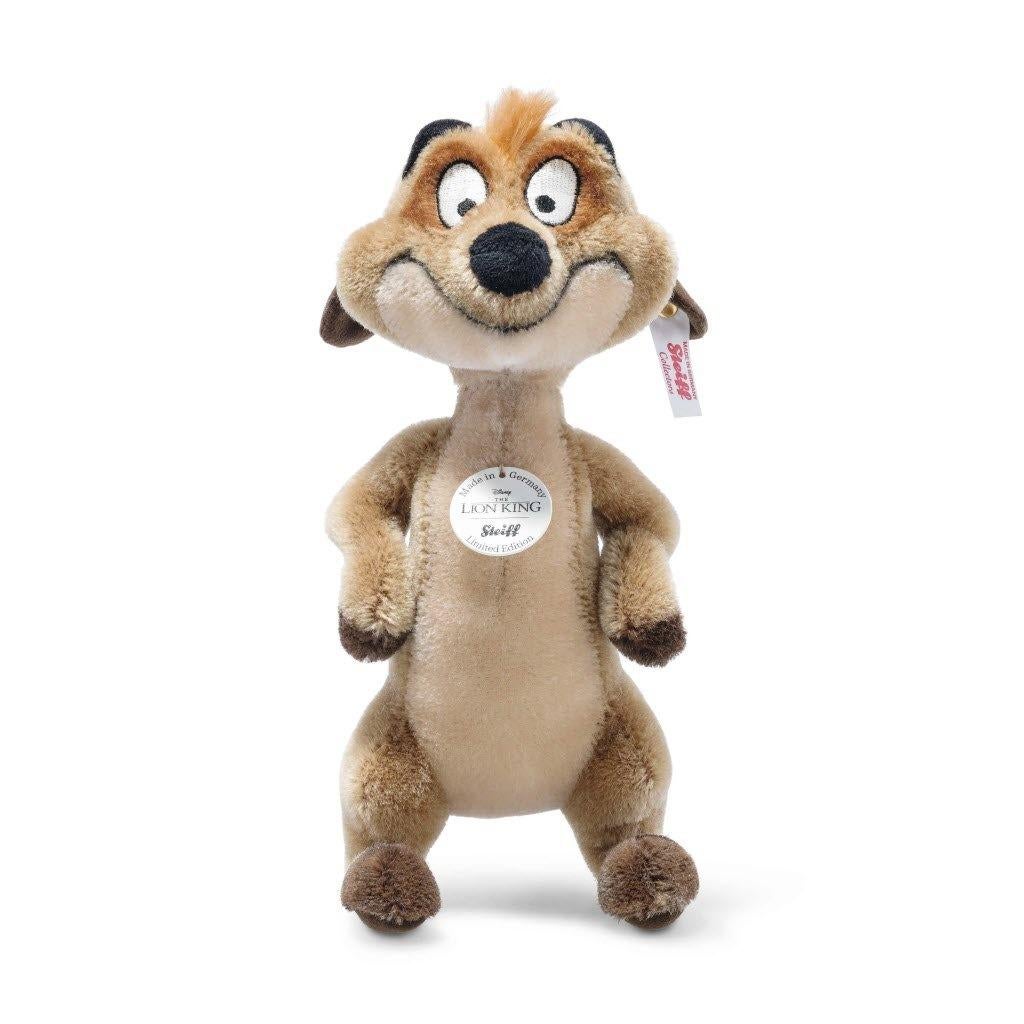 2020 Steiff 355509 Disney Lion King Timon, 22cm, aanbieding., Verzamelen, Disney, Info@steiff.com, Steiff, Beeldje of Figuurtje