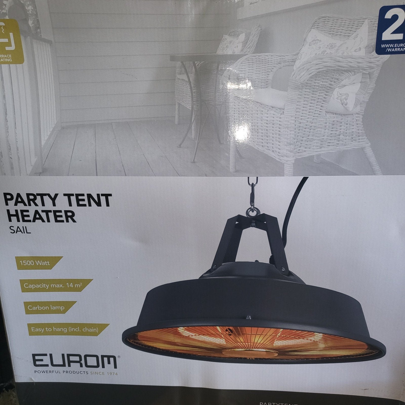 Terrasverwarmer nieuw, Ophalen of Verzenden, Nieuw