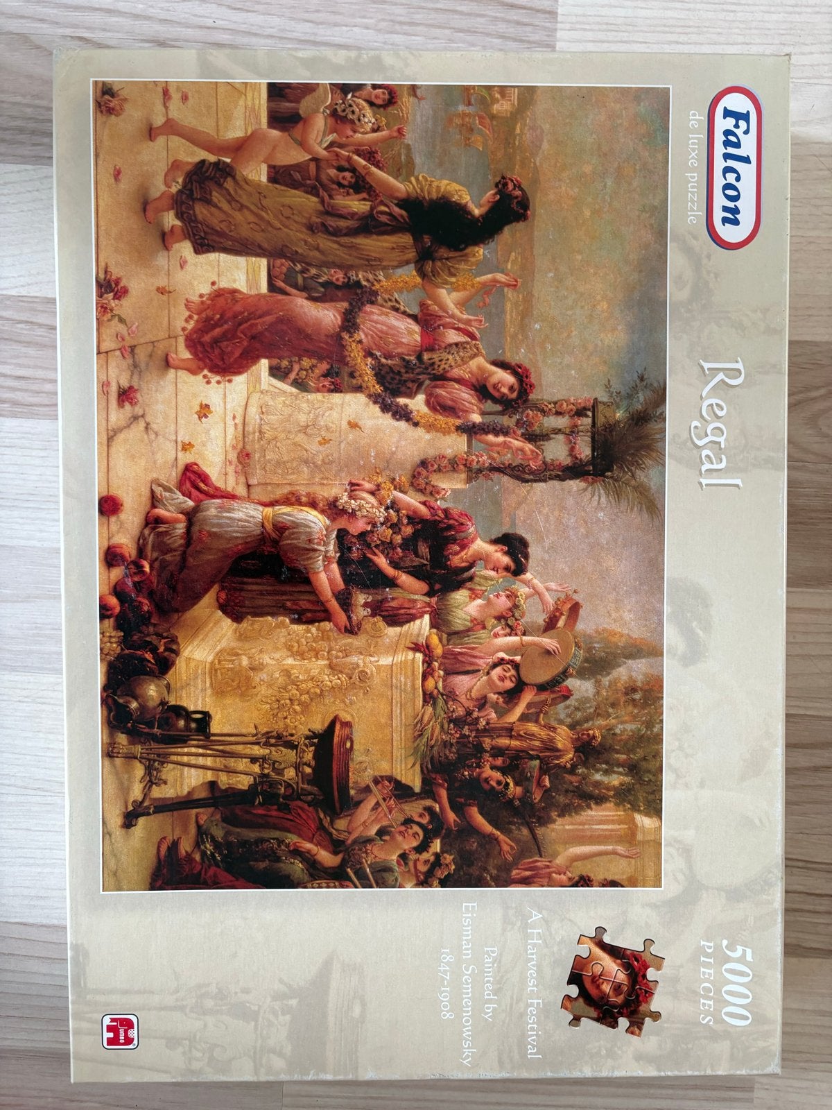 Falcon Regal Legpuzzel - A Harvest Festival - 5000 stukjes, Ophalen of Verzenden, Meer dan 1500 stukjes, Zo goed als nieuw, Legpuzzel