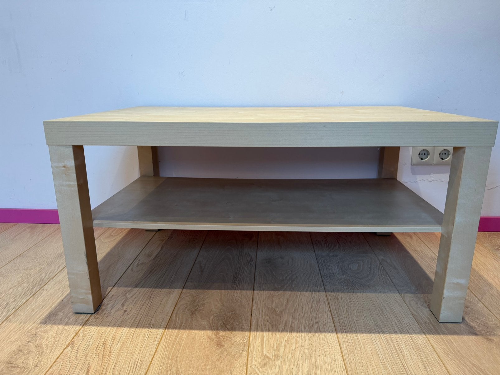 Bijzettafel, salontafel of TV meubel, Ophalen, Zo goed als nieuw, Rechthoekig, 50 tot 100 cm