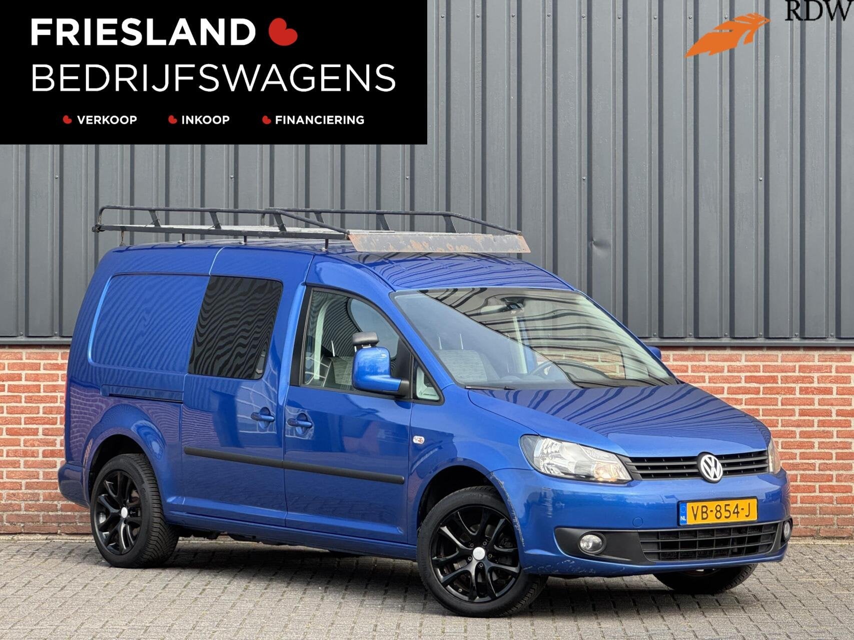 Volkswagen Caddy MARGE 2.0 CNG / Benzine Maxi L2 Trekhaak/Na, Voorwielaandrijving, Euro 5, 4 cilinders, Leder en Stof