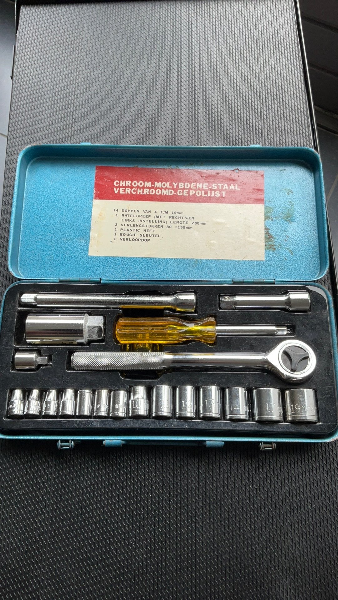 Doppendoos, Ophalen of Verzenden, Gebruikt, Sleutel/ratel, Overige merken