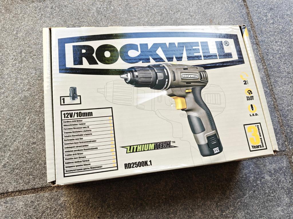 Rockwell Schroefmachine 12V/10mm - Gebruikt, Doe-het-zelf en Verbouw, Gereedschap | Boormachines, Verzenden