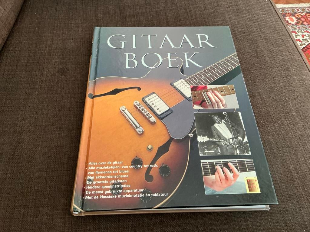 Gitaar Boek: Alles over de gitaar en muziekstijlen, Ophalen of Verzenden, Zo goed als nieuw, Instrument