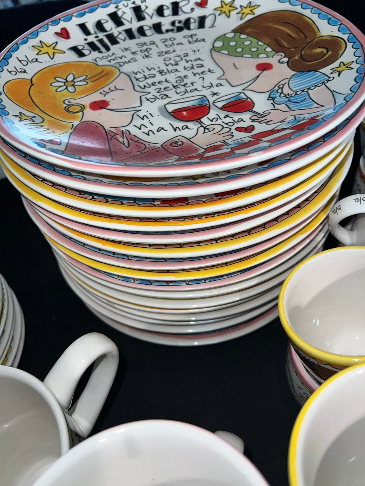 Compleet Blond Amsterdam servies - Grote set!, Ophalen