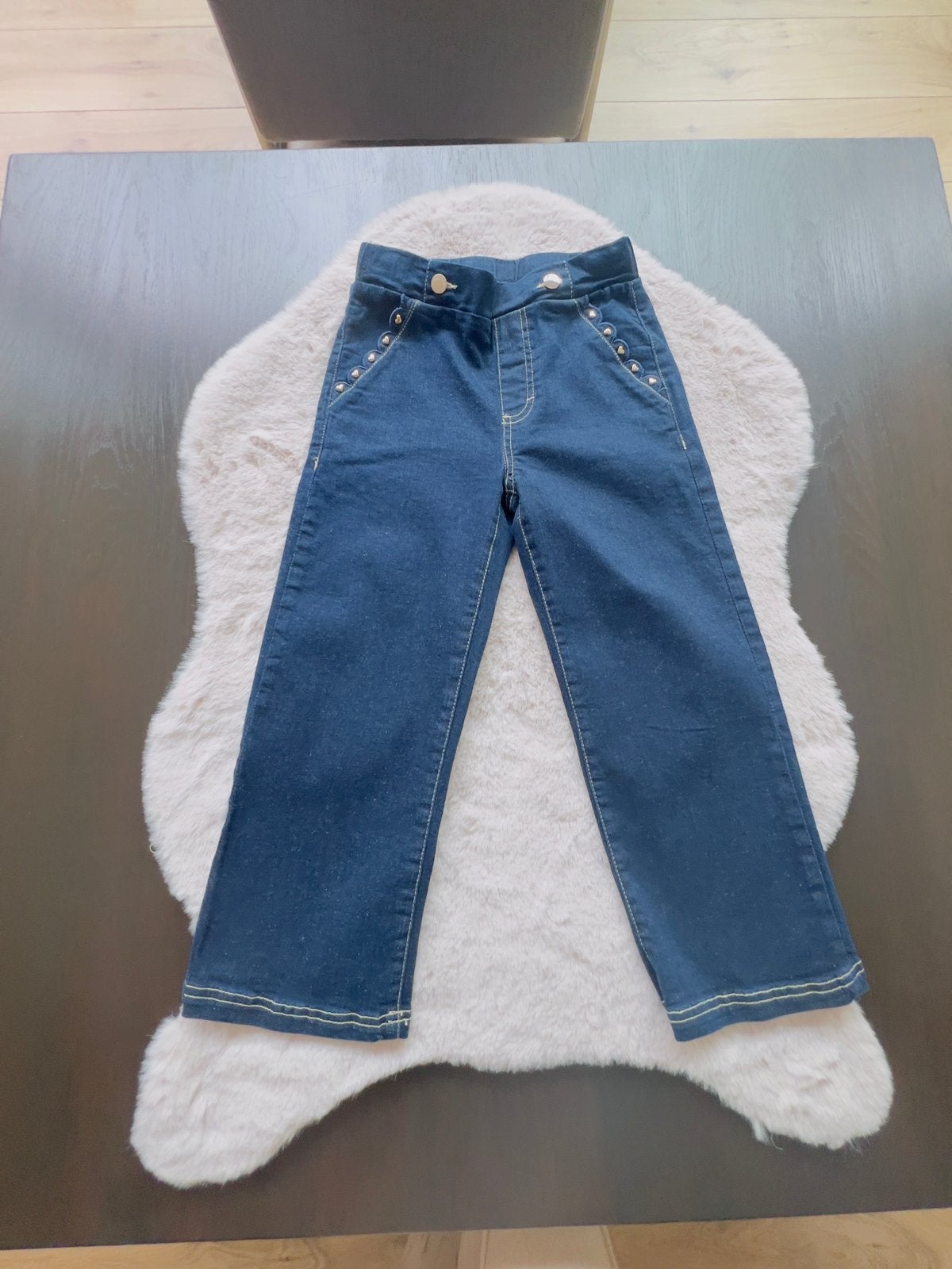 Nieuwe Mooie jeans, Kinderen en Baby's, Kinderkleding | Maat 116, Ophalen of Verzenden, Nieuw, Meisje, Broek