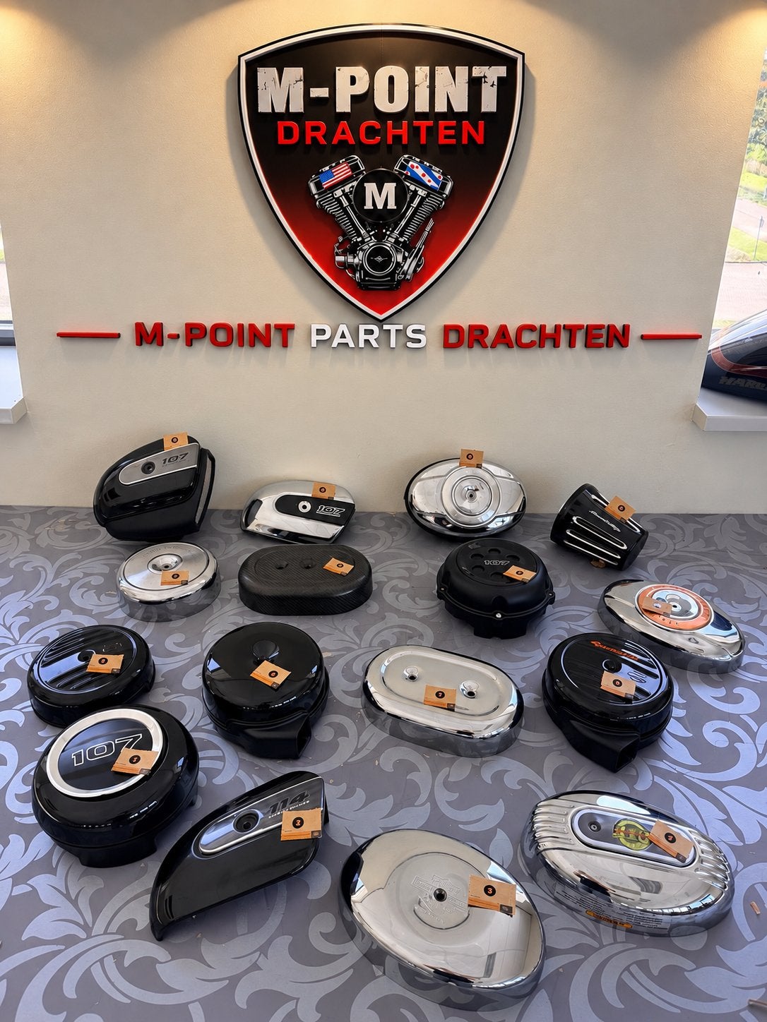 Diverse Harley-Davidson luchtfilters / luchtfilterkappen, Motoren, Ophalen of Verzenden, Gebruikt