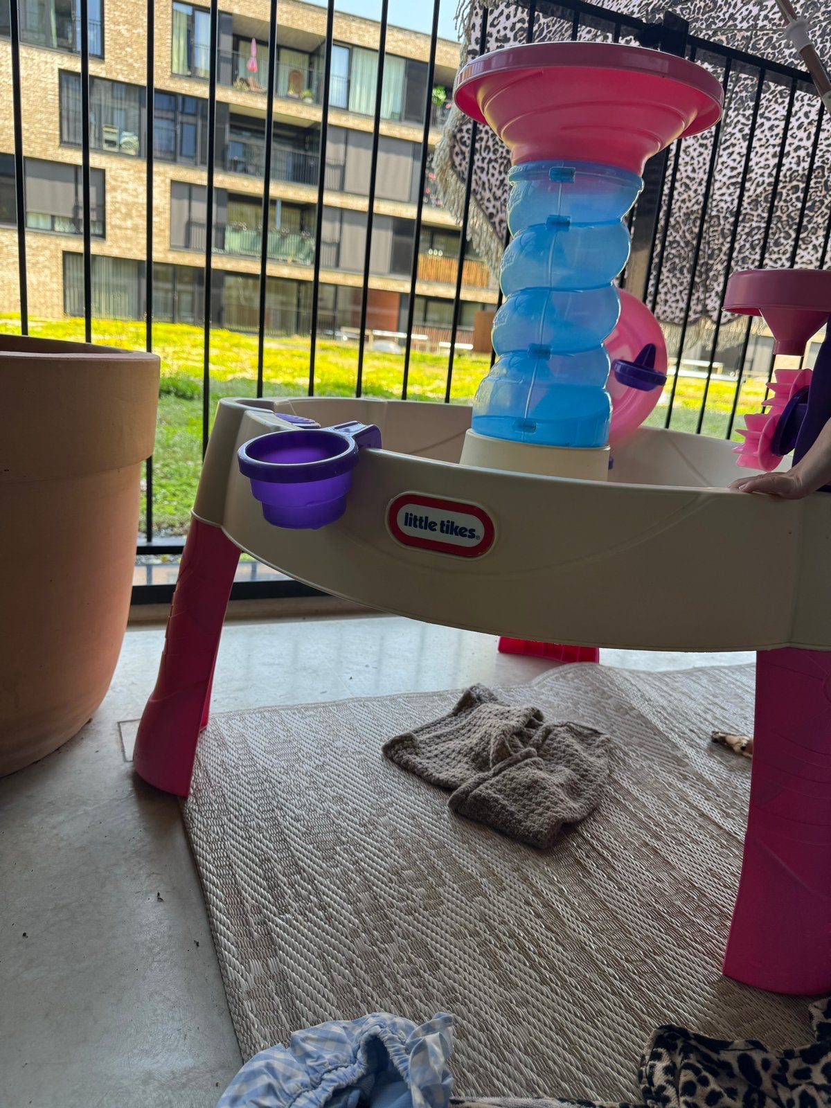 Little Tikes Waterbaan Speeltafel - Roze/Blauw, Ophalen, Gebruikt