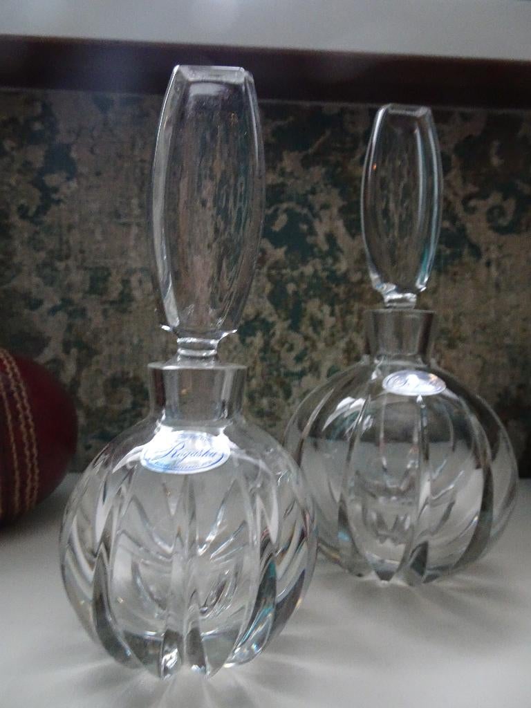 Setje kristallen parfumflesjes/ flesjes (Rogaška Crystal), Ophalen of Verzenden