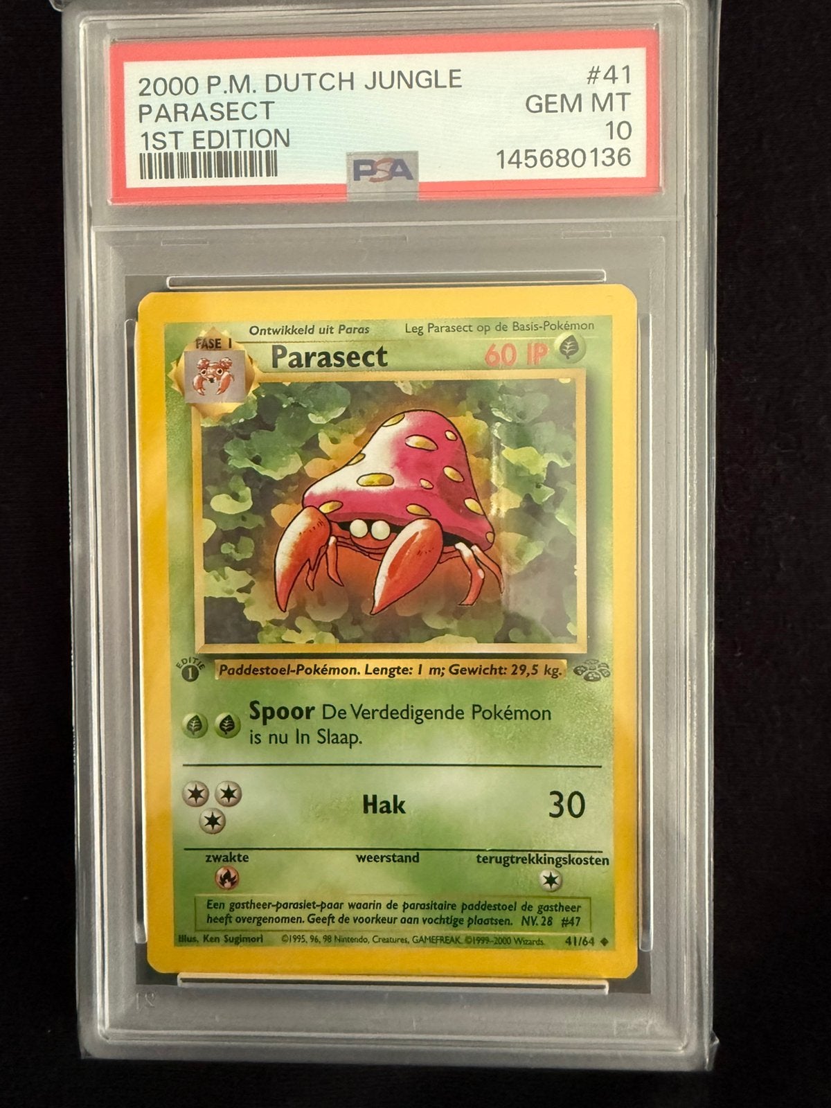 2000 P.m. Dutch jungle 1st edition psa10(POP7), Ophalen of Verzenden, Nieuw