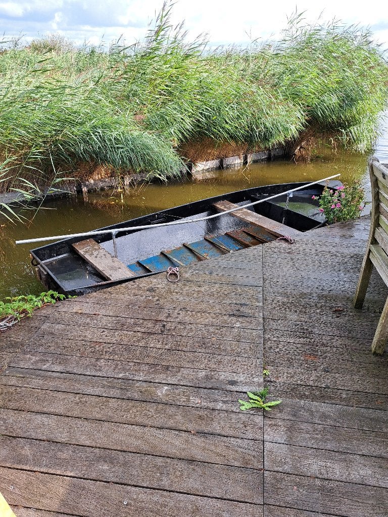 Stalen vlet, Watersport en Boten, Sloepen, Gebruikt, Staal, Vlet, Ophalen
