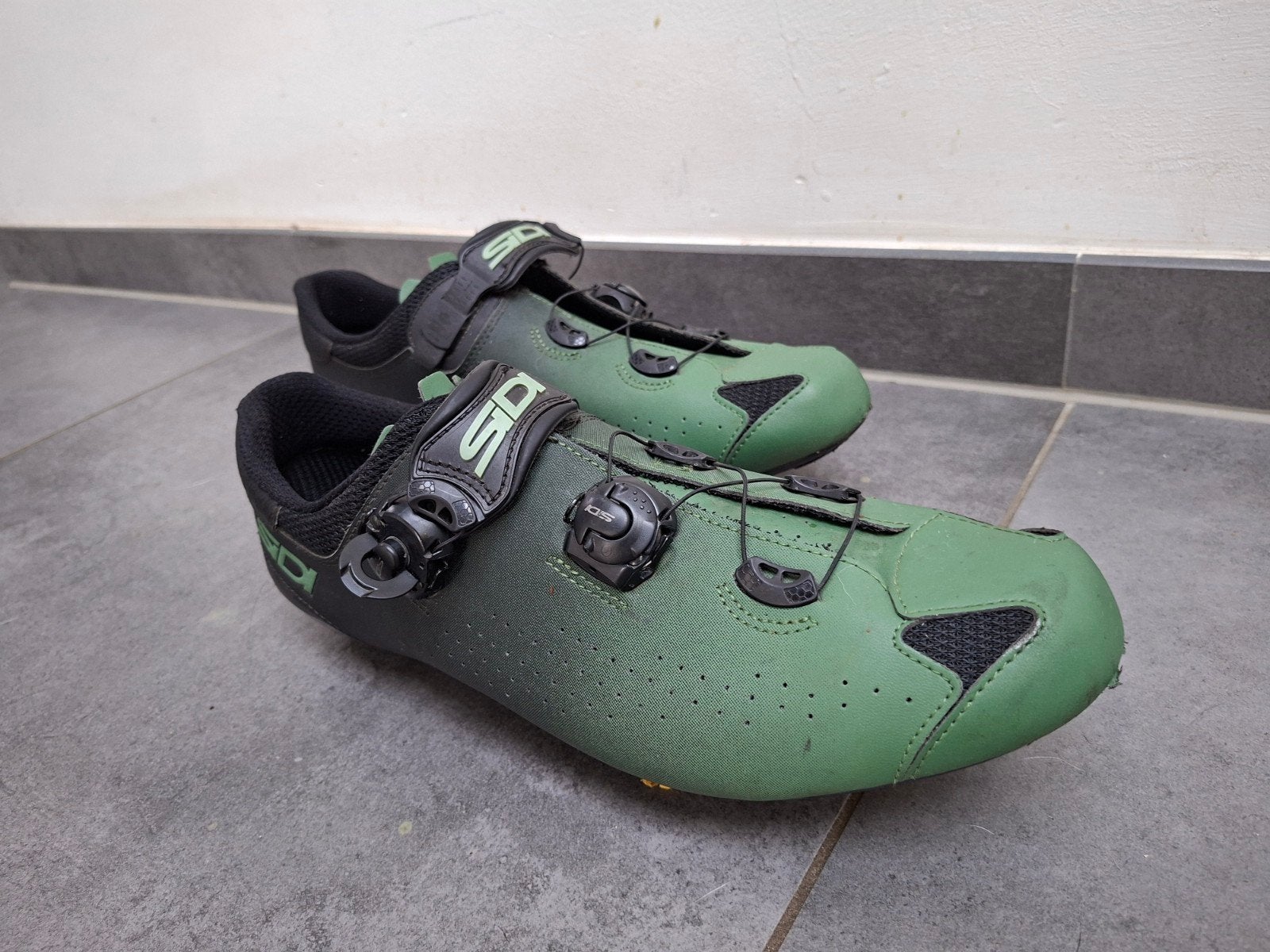 Sidi fietsschoenen - Groen - Maat 48, Ophalen of Verzenden